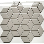 Gạch Mosaic thoi xám bóng kt 48x82x6mm EO51508
