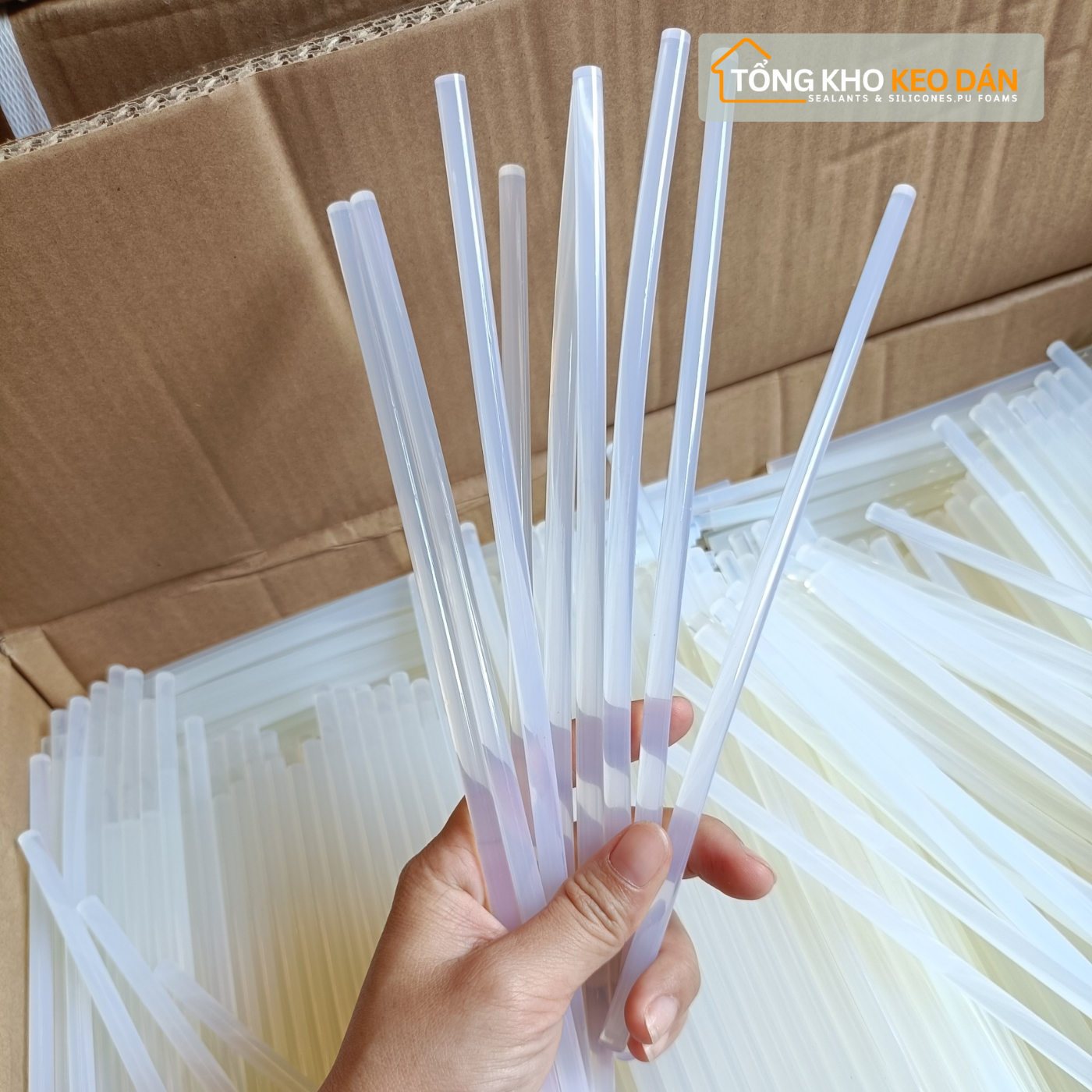 Keo Nến Trắng Lớn Siêu Dính 11Mm