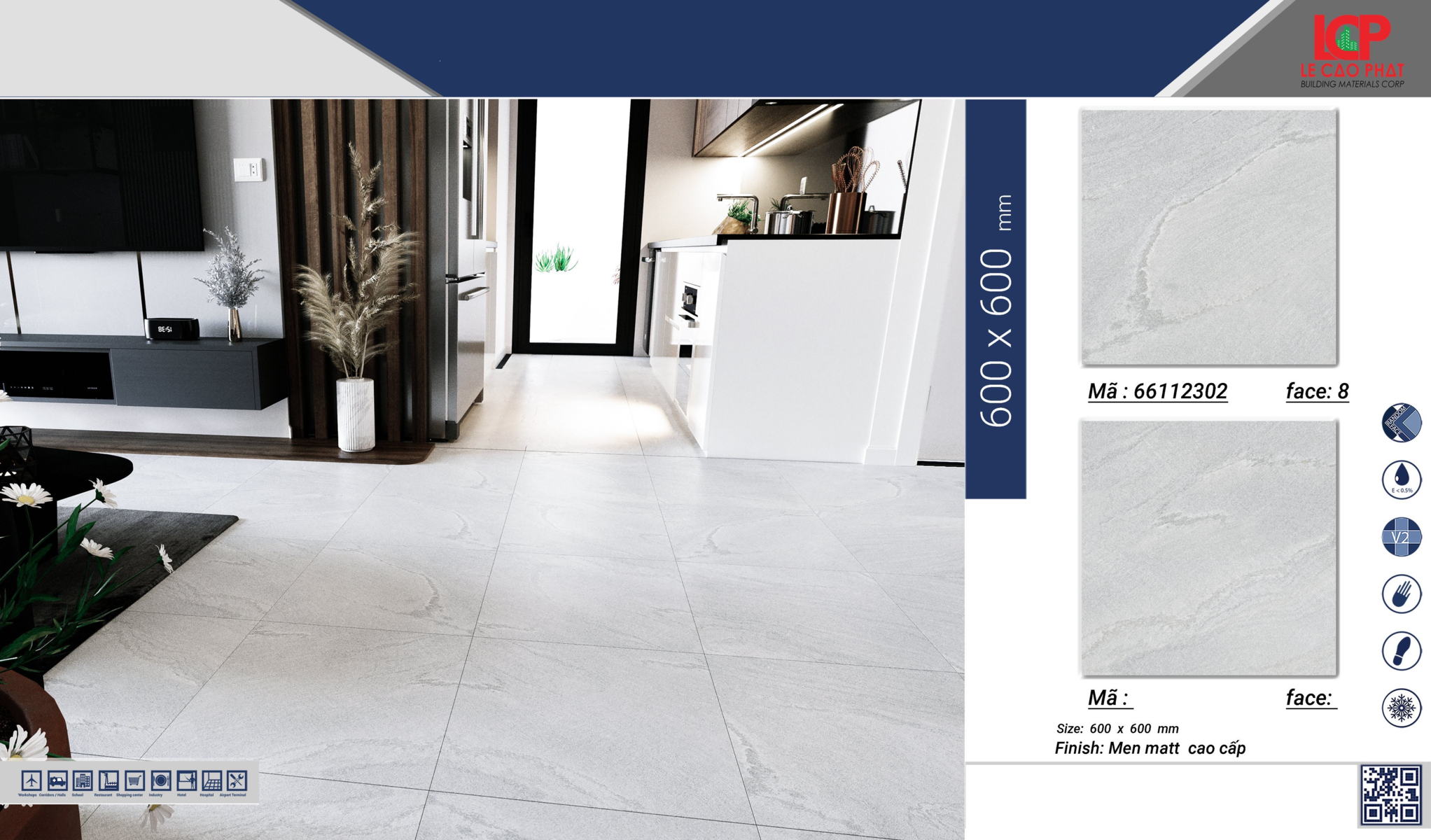Gạch ốp lát Apodio 66112302