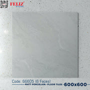 Gạch lát Việt Nam, Xương đá xám mờ, mã 66605, KT 600x600mm (4 viên/thùng/1,44m2)