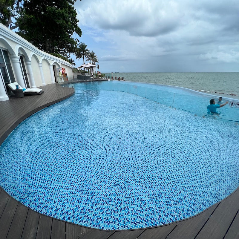 Gạch Mosaic thủy tinh 25x25mm MH 2518 (MS25010) (2506)