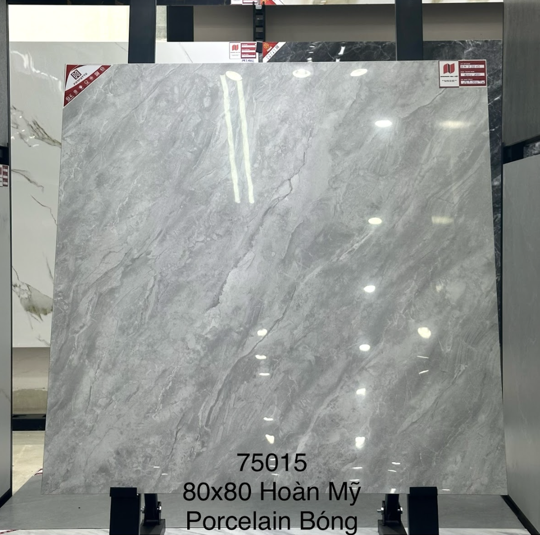 GẠCH PORCELAIN HOÀN MỸ 80×80 MÃ 75015 BÓNG