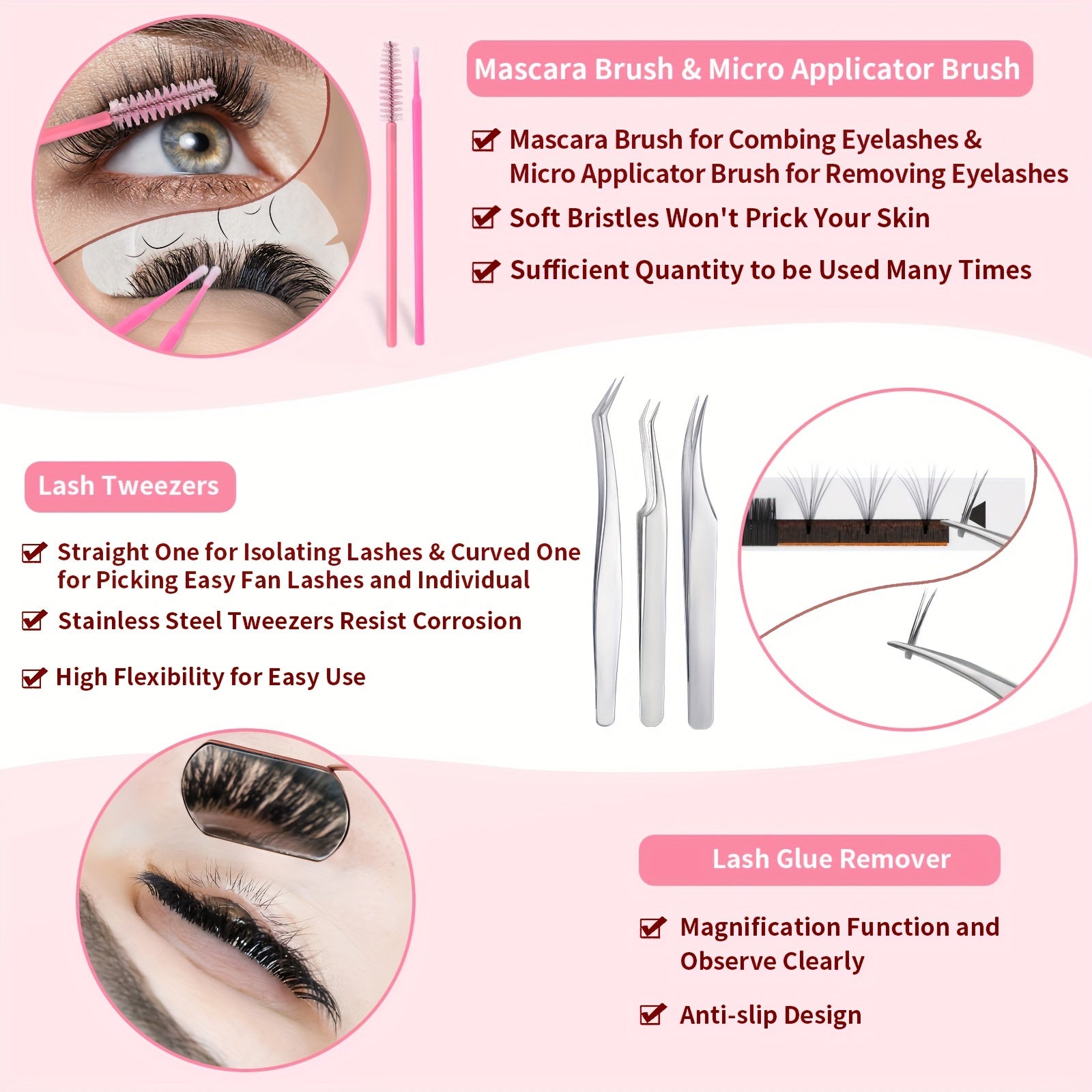 Bộ Dụng Cụ Nối Mi Chuyên Nghiệp Cho Người Mới