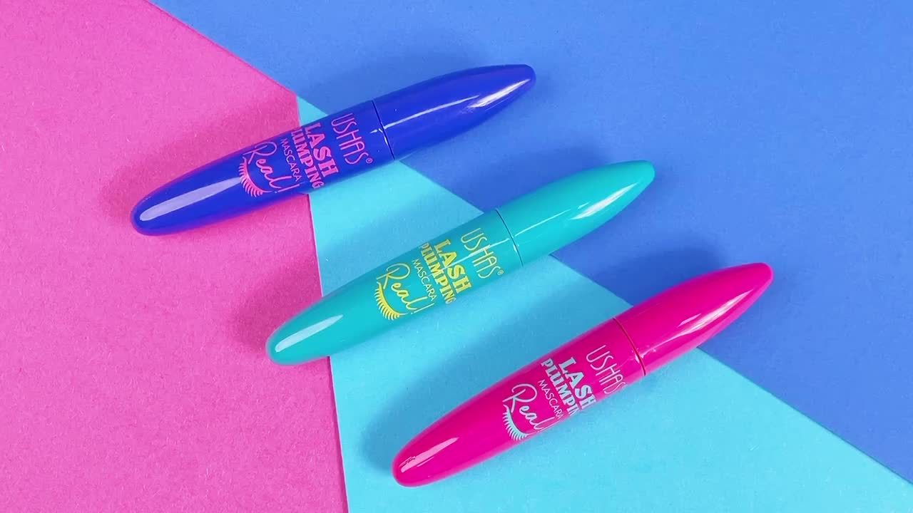 Mascara Ushas Dài Mi, Cong Vút, Bền Màu 24H, Chống Nước