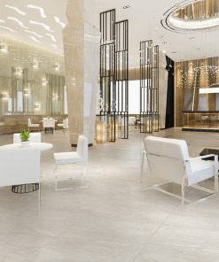Gạch ốp lát men mờ vân đá trắng xám Đồng Tâm 80×80 GRANITE 8080ROME002-H+