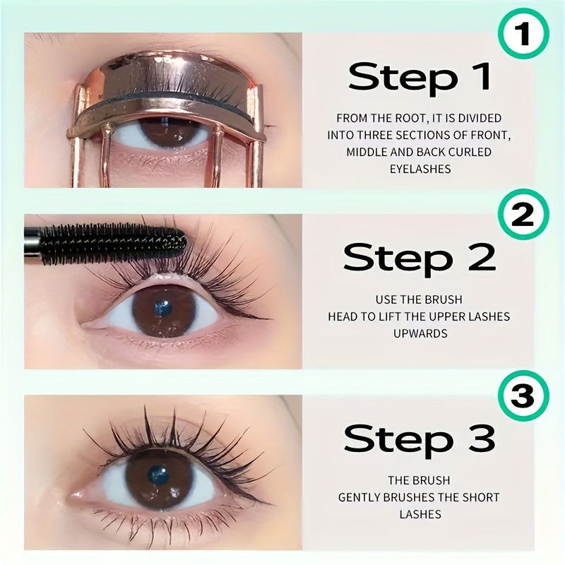 Bộ 3 Mascara 4D Dày Mi Cong Lâu Trôi Chống Lem