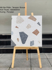 Gạch 600x600 Terrazzo Ấn Độ Bronze