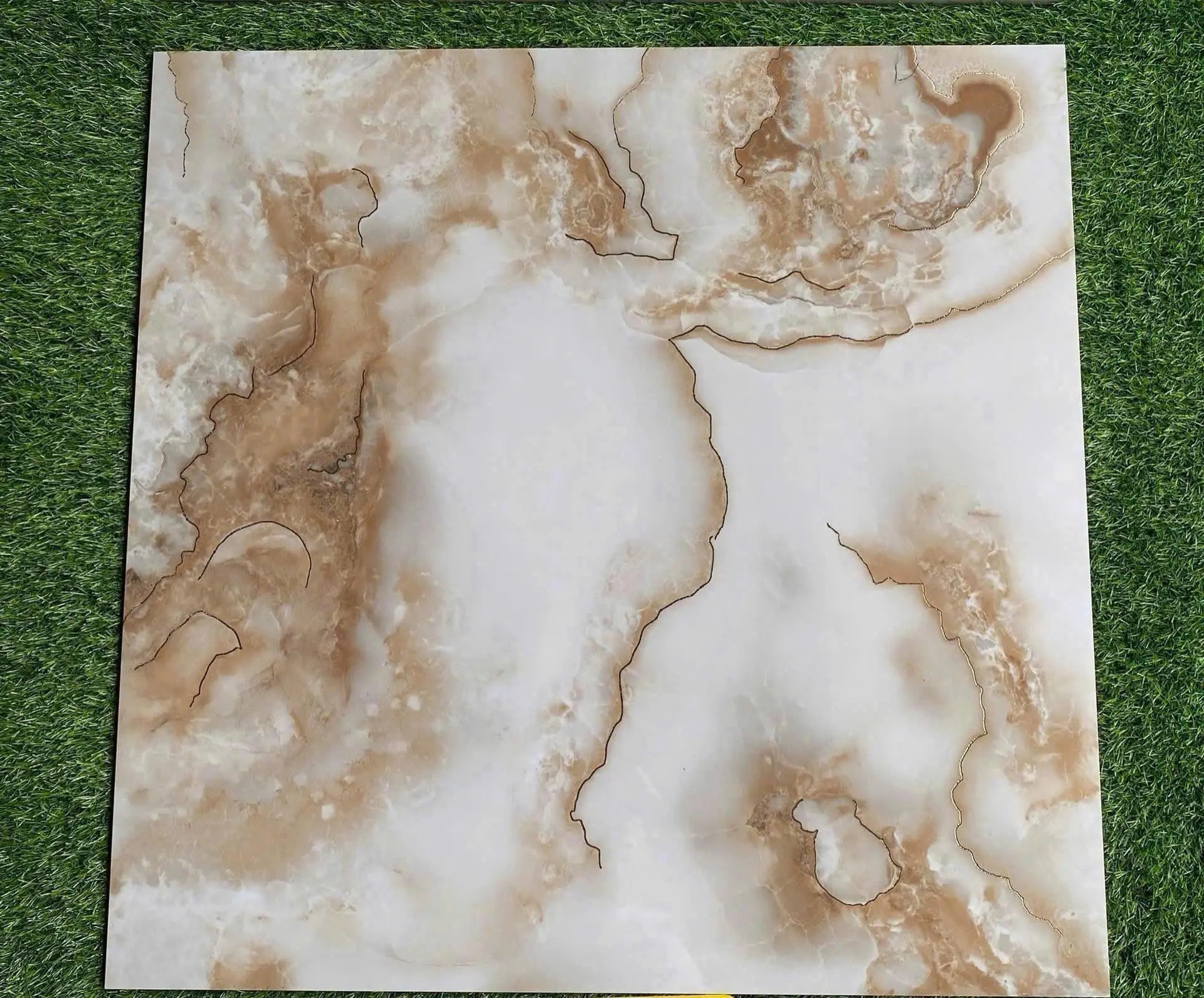 Gạch Lát Trung Quốc, Xương đá mã 8877, KT 800x800mm (3 viên/thùng/1,92m2)