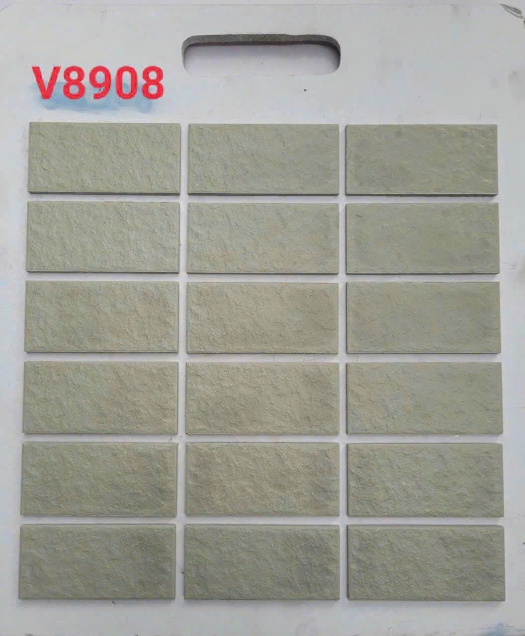 Gạch mosaic vỉ giấy 45*95*4mm vỉ 300*300mm  8908