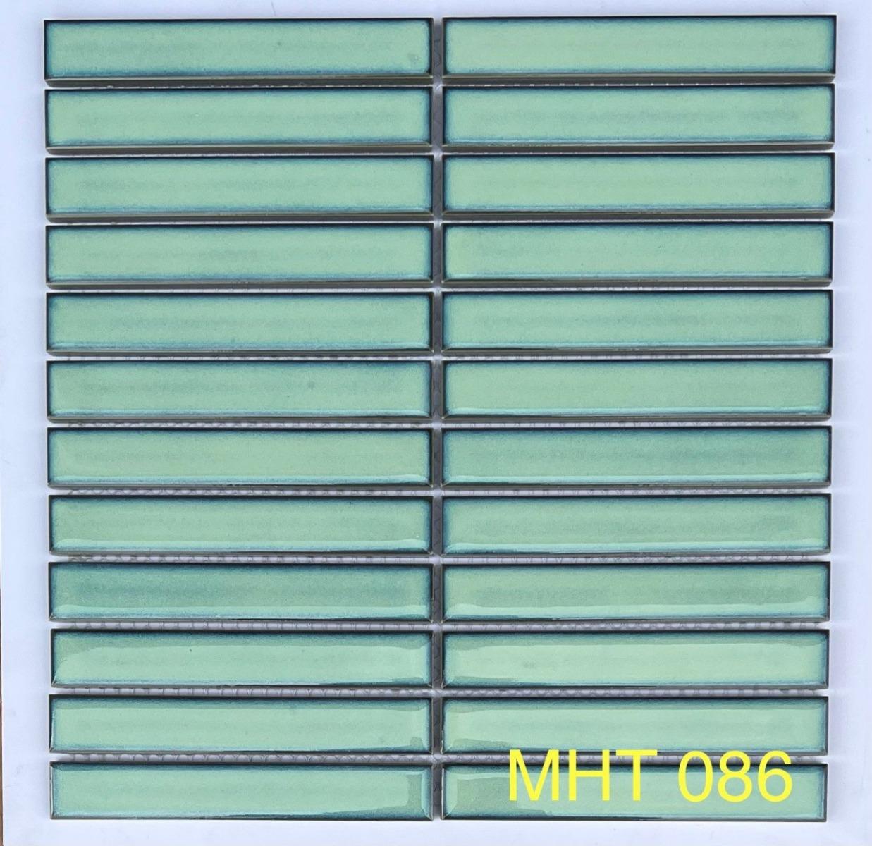 Gạch Mosaic Que Đũa Màu Xanh Ngọc MHT 086