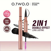 Mascara Eyeliner 2-trong-1 Chống Nước Matte Dày Cong