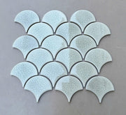 Gạch Mosaic vảy cá trắng rạn 9003 (1h/1.083m/13vi/15kg)