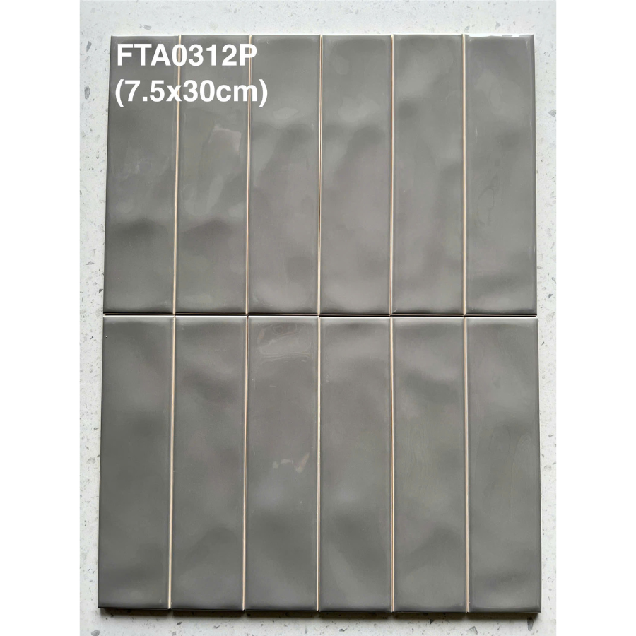 Gạch thẻ Việt Nam 75x300 lượn mặt mã FTA0312P (loại 1)