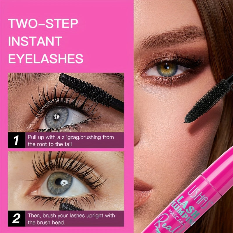 Mascara Ushas Dài Mi, Cong Vút, Bền Màu 24H, Chống Nước
