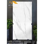 Gạch lát Ấn Trắng khói men mờ Statuario Sparta Grande KT 60x120cm