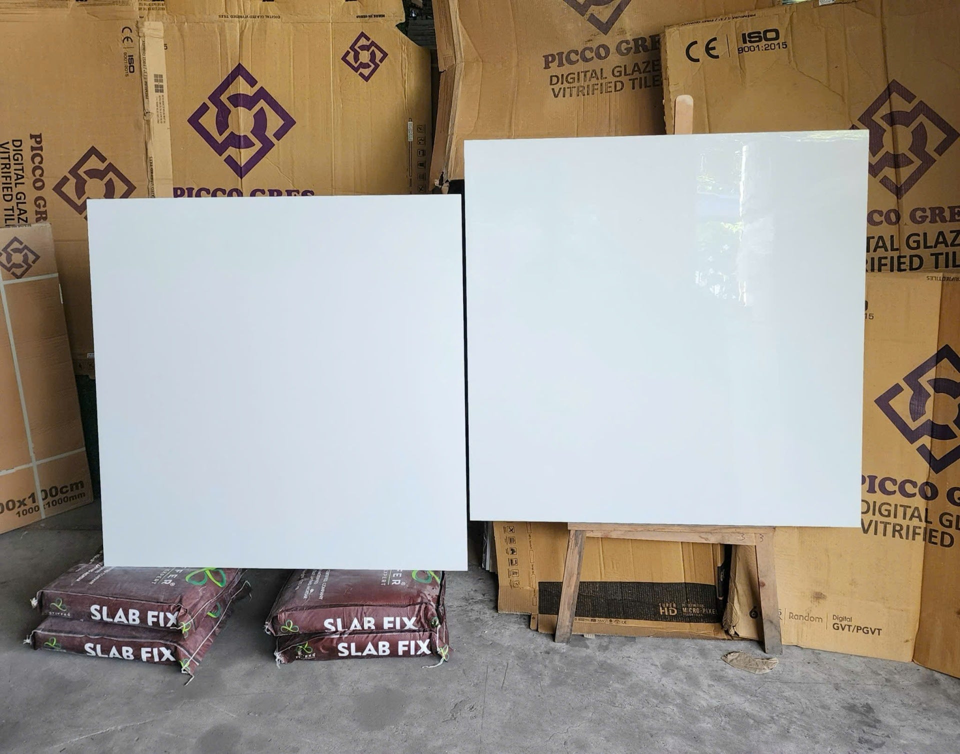 Gạch 1200x1200mm trắng bóng mã 121206
