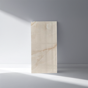 Gạch Lát Sàn Sứ Bóng Cao Cấp 600x1200mm Aesenia Onyx Màu Be Đánh Bóng Với Họa Tiết Vân Đá Cẩm Thạch Cho Tường