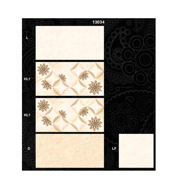 Hot Selling 300*600mm Ceramic Tiles Best Selling Digital Flower Pattern for Exterior Wall Living Room Modern for Wall Floor