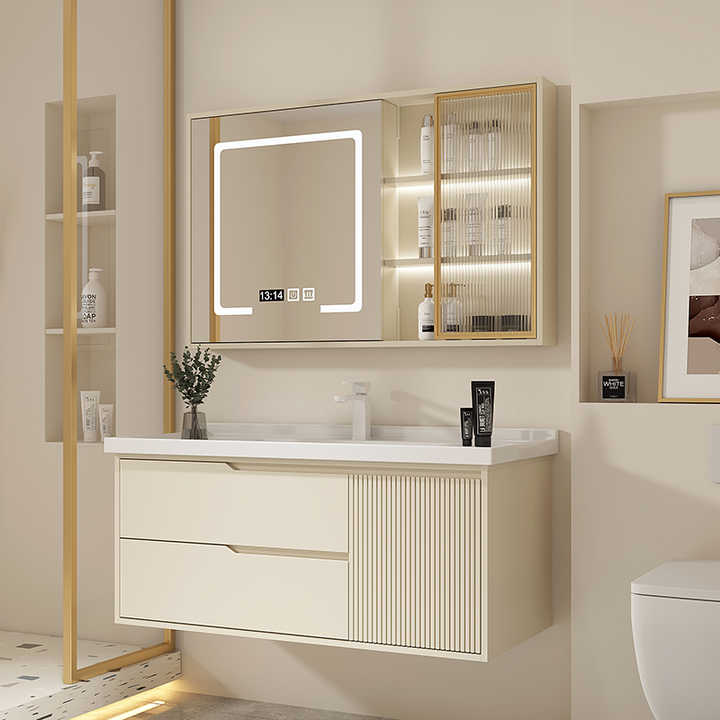 Tủ lavabo phòng tắm 48 inch có gương, nội thất biệt thự, căn hộ, dự án tùy chỉnh