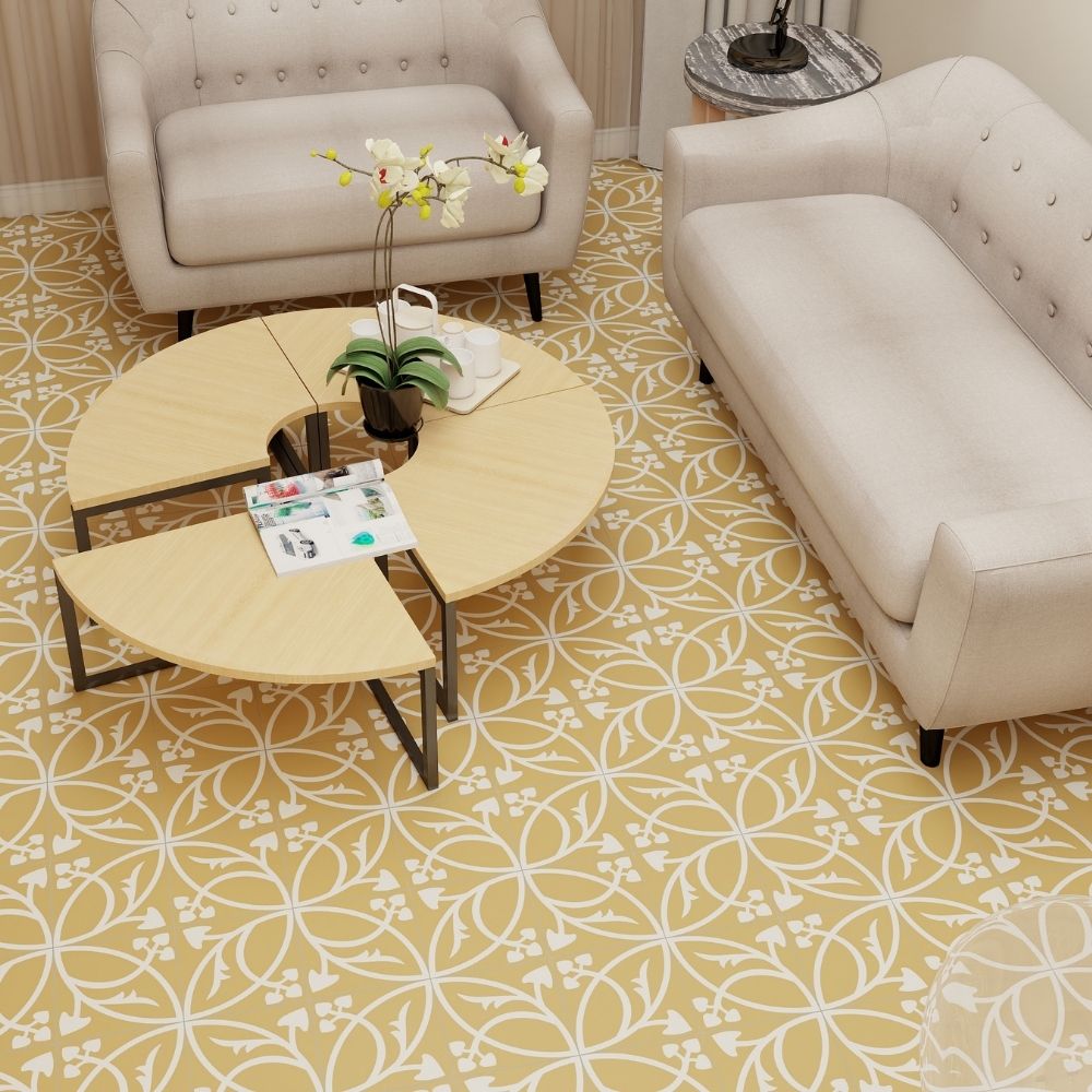 Gạch Bông Xi Măng Thiết Kế Theo Yêu Cầu 200x200 Nghệ Thuật Victoria