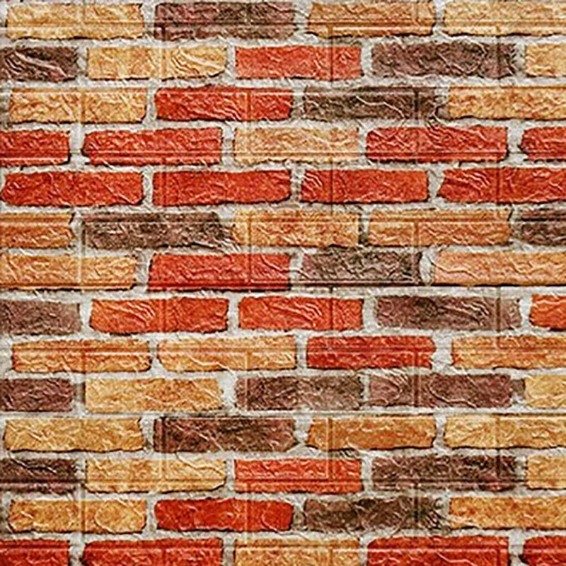 77cm*70cm 3D Wall Sticker Imitation Brick Bedroom Home Decor Waterproof Self-adhesive DIY Wallpaper for Bedroom And Kitchen
