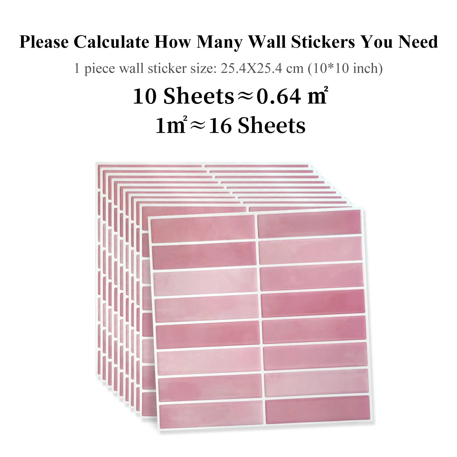 10pcs 3D Imitation Tiles Self-Adhesive Wall Stickers Peel And Stick Wallpaper Heat-resistant And Waterproof For home Decor