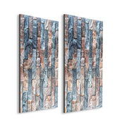 Gạch sứ tráng men phong cách cổ điển 30x60cm, độ sâu cao, độ cao tự nhiên, trông giống đá tự nhiên cho tường ngoài trời của khách sạn