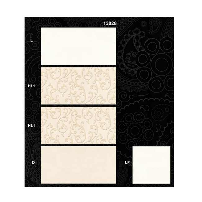 Top Selling 300x600 mm Glazed Ceramic Wall Floor Tiles Modern Design for Exterior Interior for Bathroom Living Room Firebrick