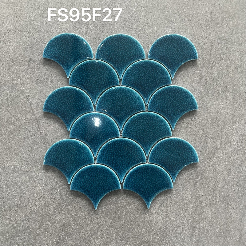 Gạch Khảm Gốm Xanh Da Trời 6mm Chống Vi Khuẩn Chịu Lửa