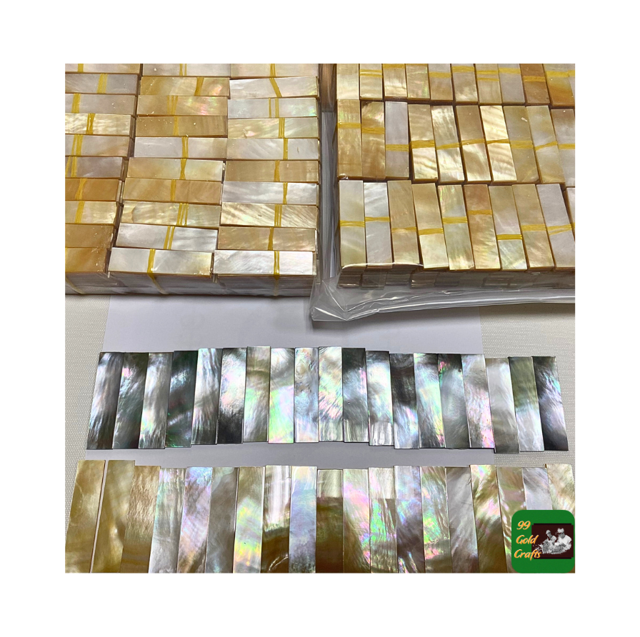 Bán sỉ Đồ thủ công khảm xà cừ Việt Nam Gạch xà cừ Mảnh mosaic vỏ sò chạm khắc thủ công đánh bóng Tấm panel nghệ thuật vỏ xà cừ