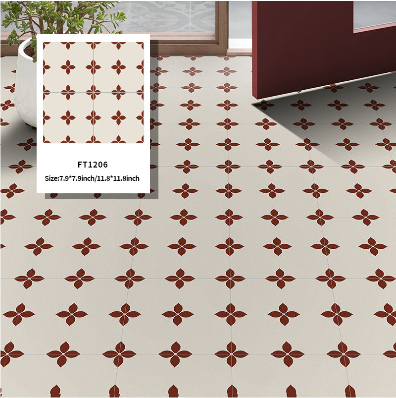 Gạch Dán Sàn Vinyl Chống Nước Họa Tiết Bàn Cờ