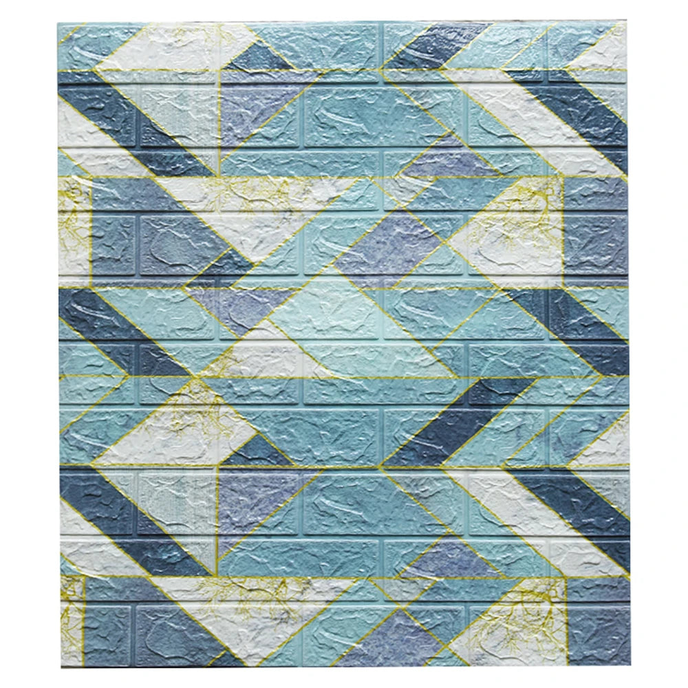 77cm*70cm 3D Wall Sticker Imitation Brick Bedroom Home Decor Waterproof Self-adhesive DIY Wallpaper for Bedroom And Kitchen