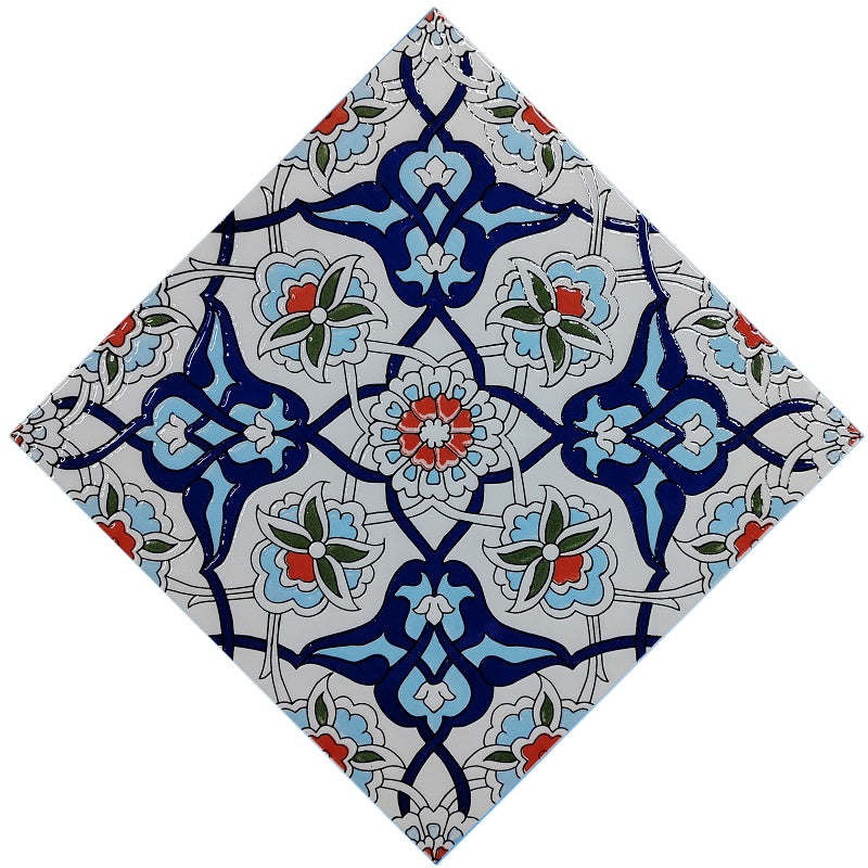 Gạch xi măng bông Ma-rốc tùy chỉnh, Gạch men cổ điển Ma-rốc họa tiết tráng men Art Deco cao cấp ốp tường và lát sàn