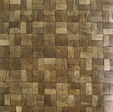 Tấm Ốp Lát Sàn, Tường và Gạch Mosaic Vỏ Dừa Hình Khiên Trang Trí Tự Nhiên Nguyên Bản Màu Nâu Đen