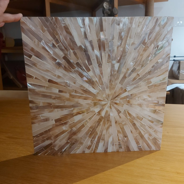 Tranh Treo Tường Gạch Mosaic Xà Cừ Chống Nước Thủ Công Tinh Xảo Cao Cấp Dùng Trang Trí Tường Khách Sạn