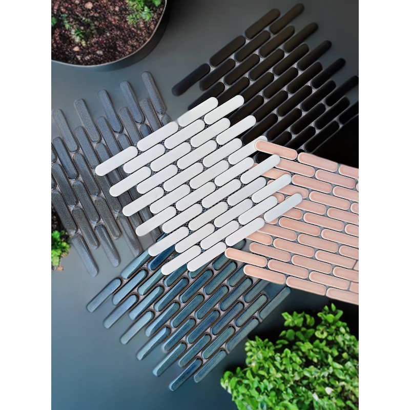 Gạch Mosaic Que Đầu Tròn DT 078