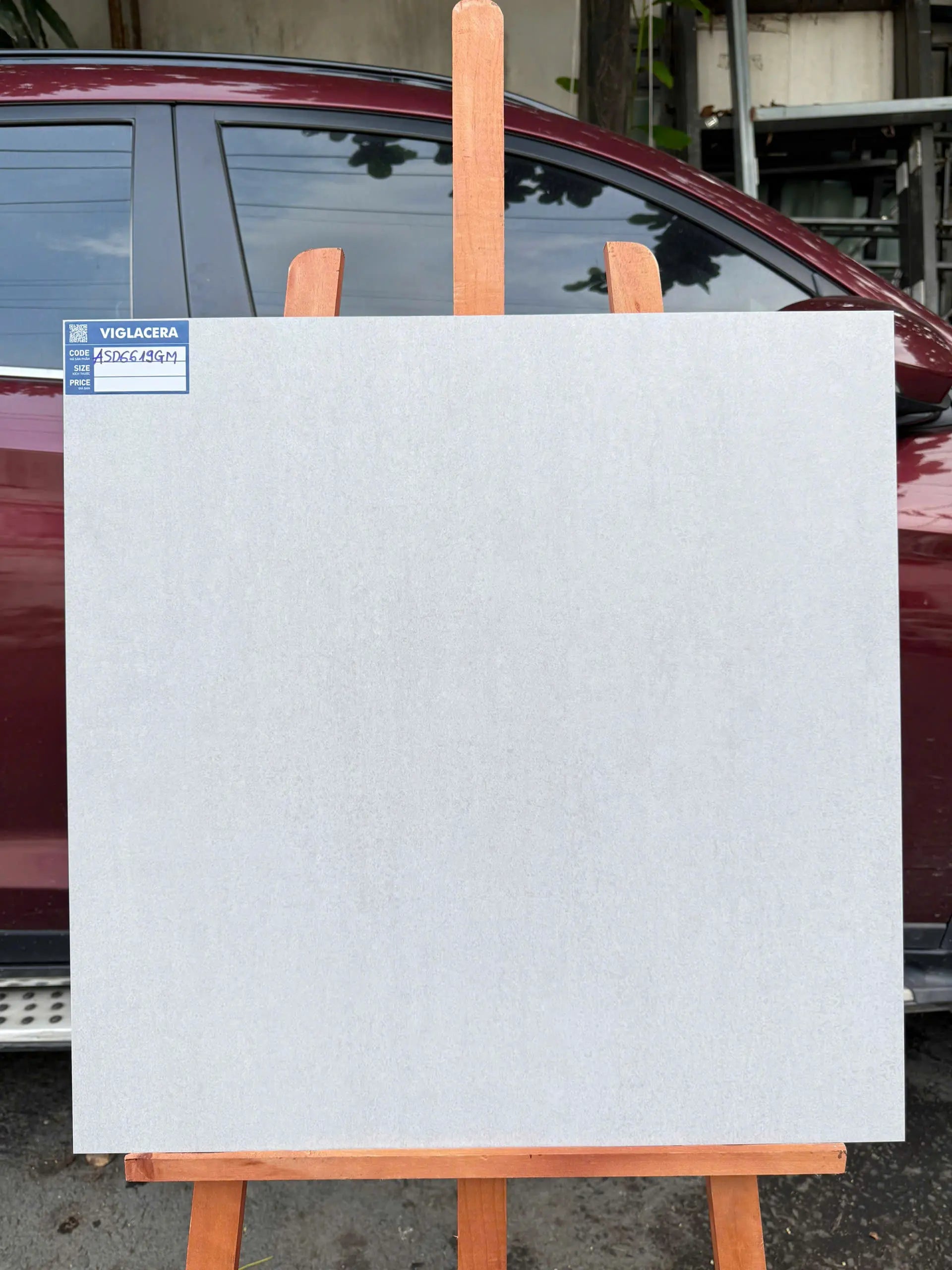 Gạch Viglacera, Xám mờ ASD6619GM, KT 600x600mm (4 viên/thùng/1,44m2)