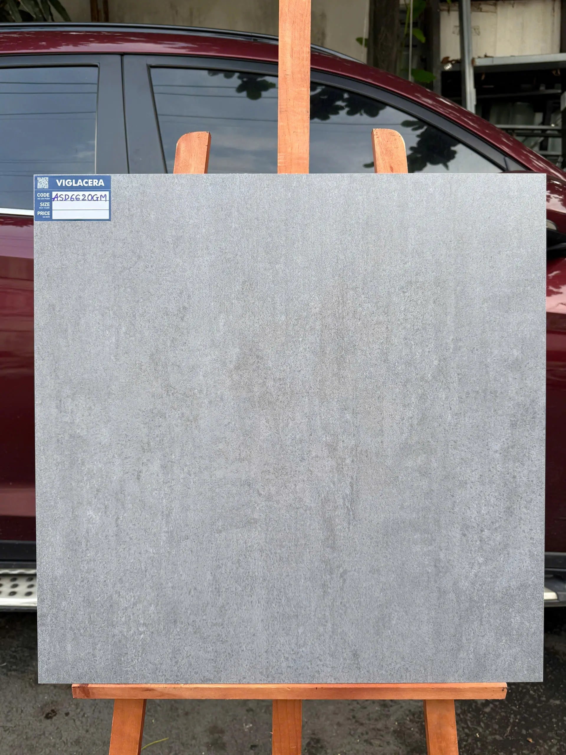 Gạch Viglacera, Xám mờ ASD6620GM, KT 600x600mm (4 viên/thùng/1,44m2)