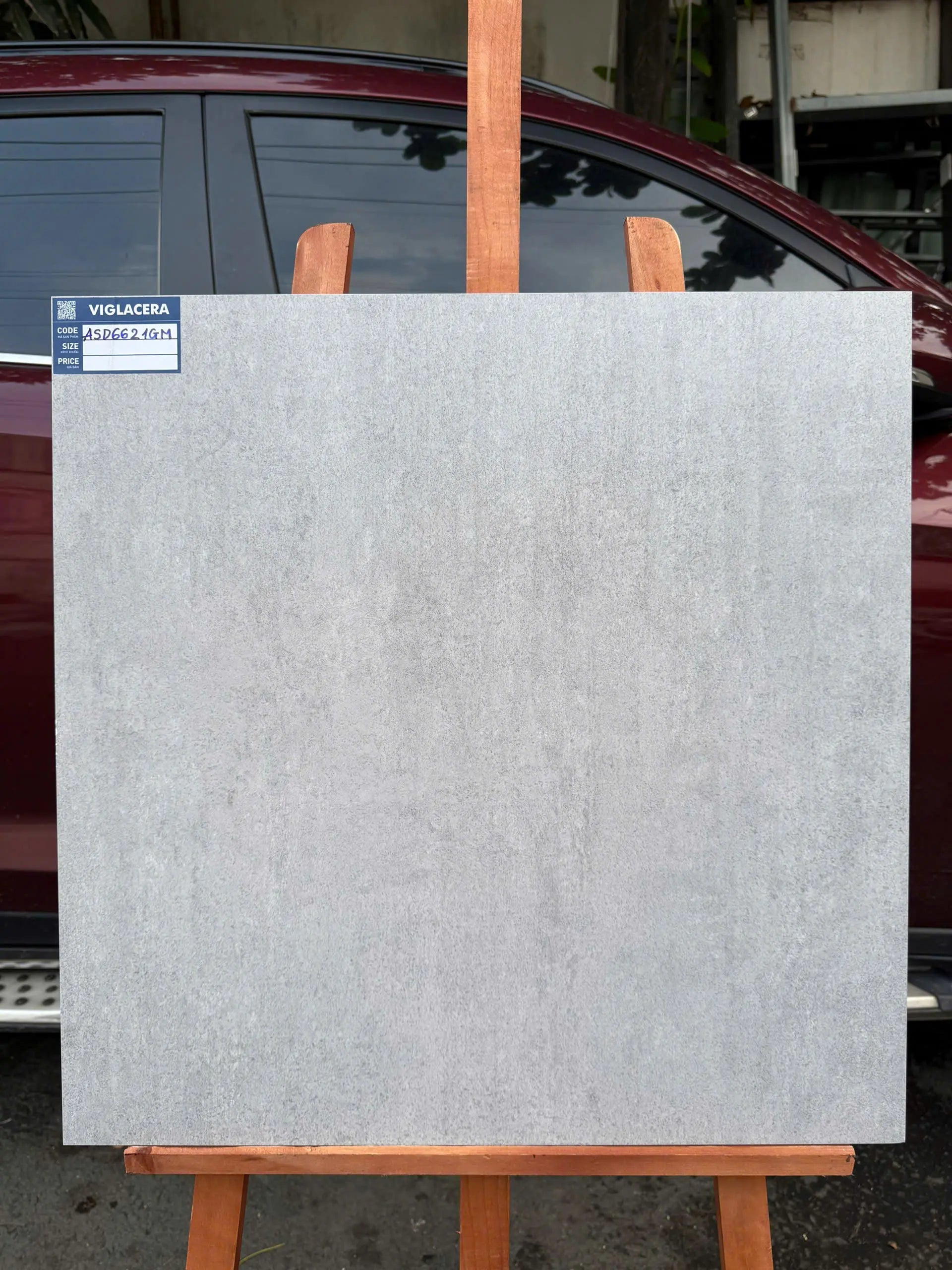 Gạch Viglacera, Xám mờ ASD6621GM, KT 600x600mm (4 viên/thùng/1,44m2)