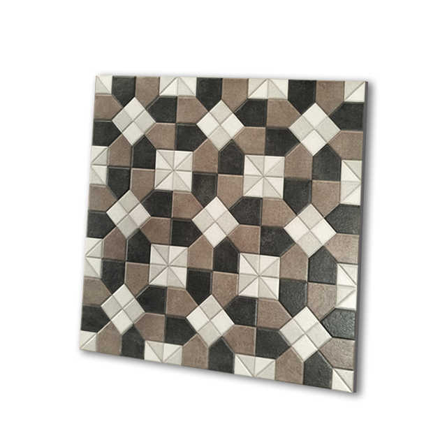 Gạch lát sàn sứ ngoài trời hiện đại cổ điển 50x50cm chịu lực cao cho sân vườn và bãi đậu xe