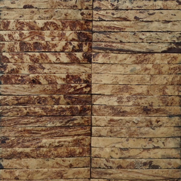 Gạch mosaic dừa hình vuông tự nhiên làm thủ công ốp tường trang trí