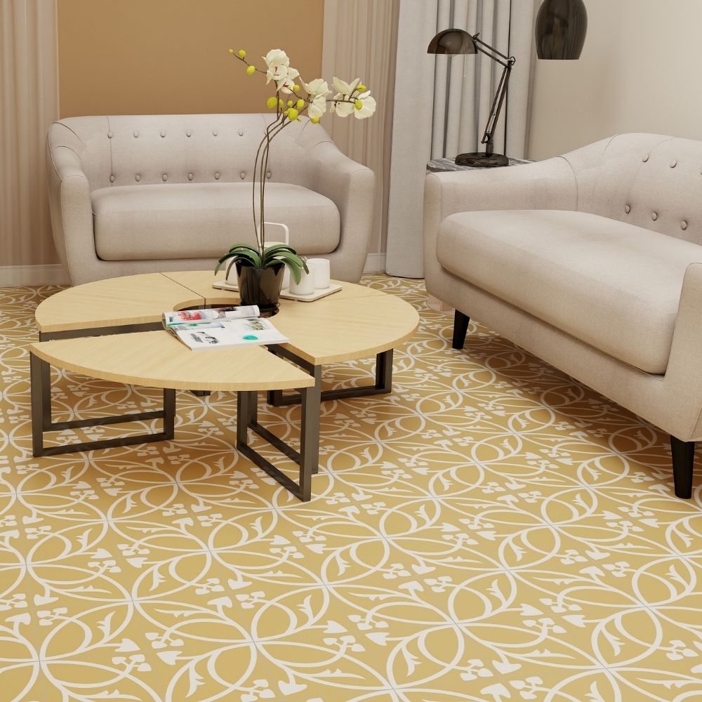 Gạch Bông Xi Măng Thiết Kế Theo Yêu Cầu 200x200 Nghệ Thuật Victoria