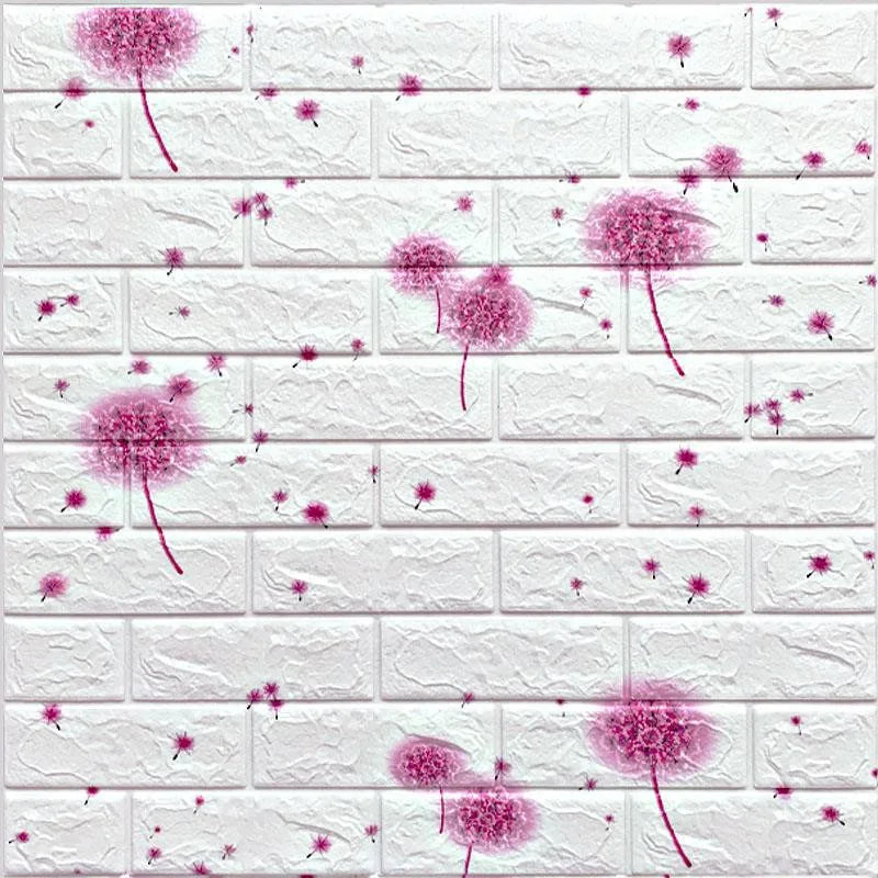 77cm*70cm 3D Wall Sticker Imitation Brick Bedroom Home Decor Waterproof Self-adhesive DIY Wallpaper for Bedroom And Kitchen