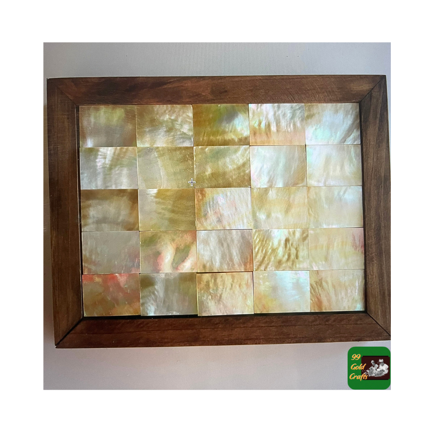 Bán sỉ Đồ thủ công khảm xà cừ Việt Nam Gạch xà cừ Mảnh mosaic vỏ sò chạm khắc thủ công đánh bóng Tấm panel nghệ thuật vỏ xà cừ