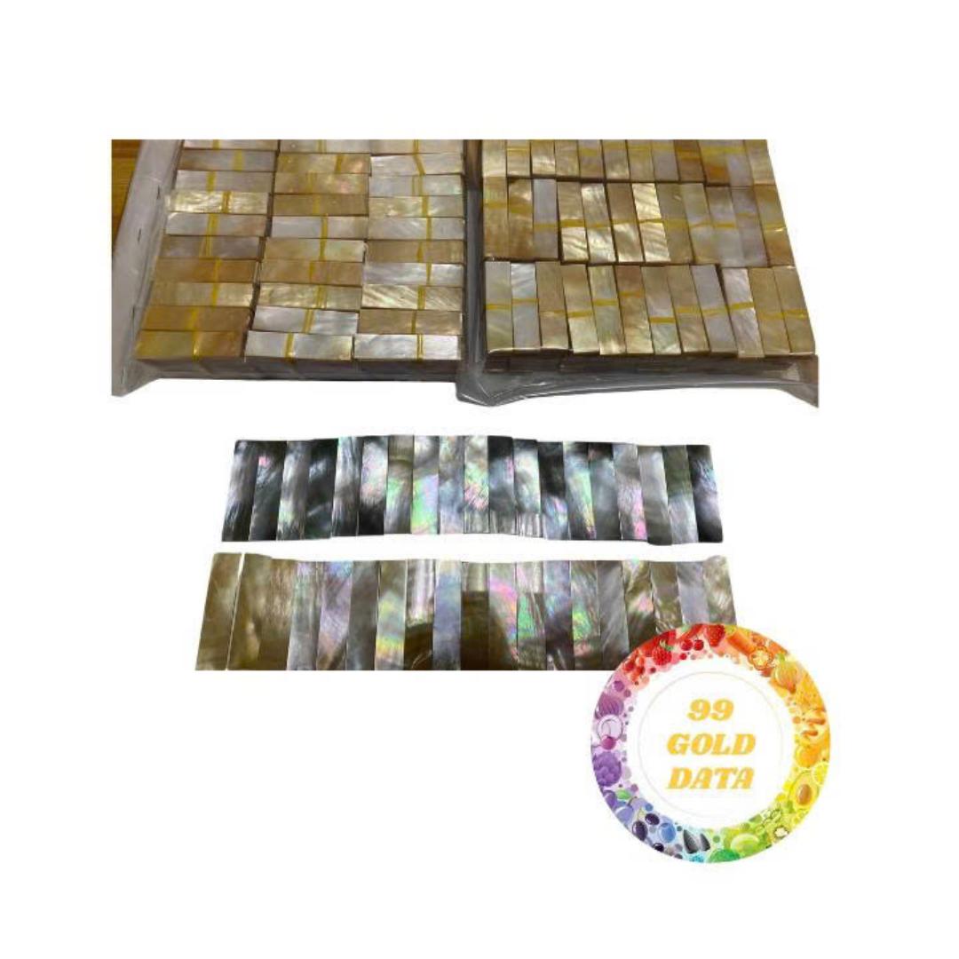 Gạch ốp tường mosaic vỏ sò ngọc trai màu trắng hình vuông tự nhiên Nhà máy Việt Nam với giá rẻ để trang trí