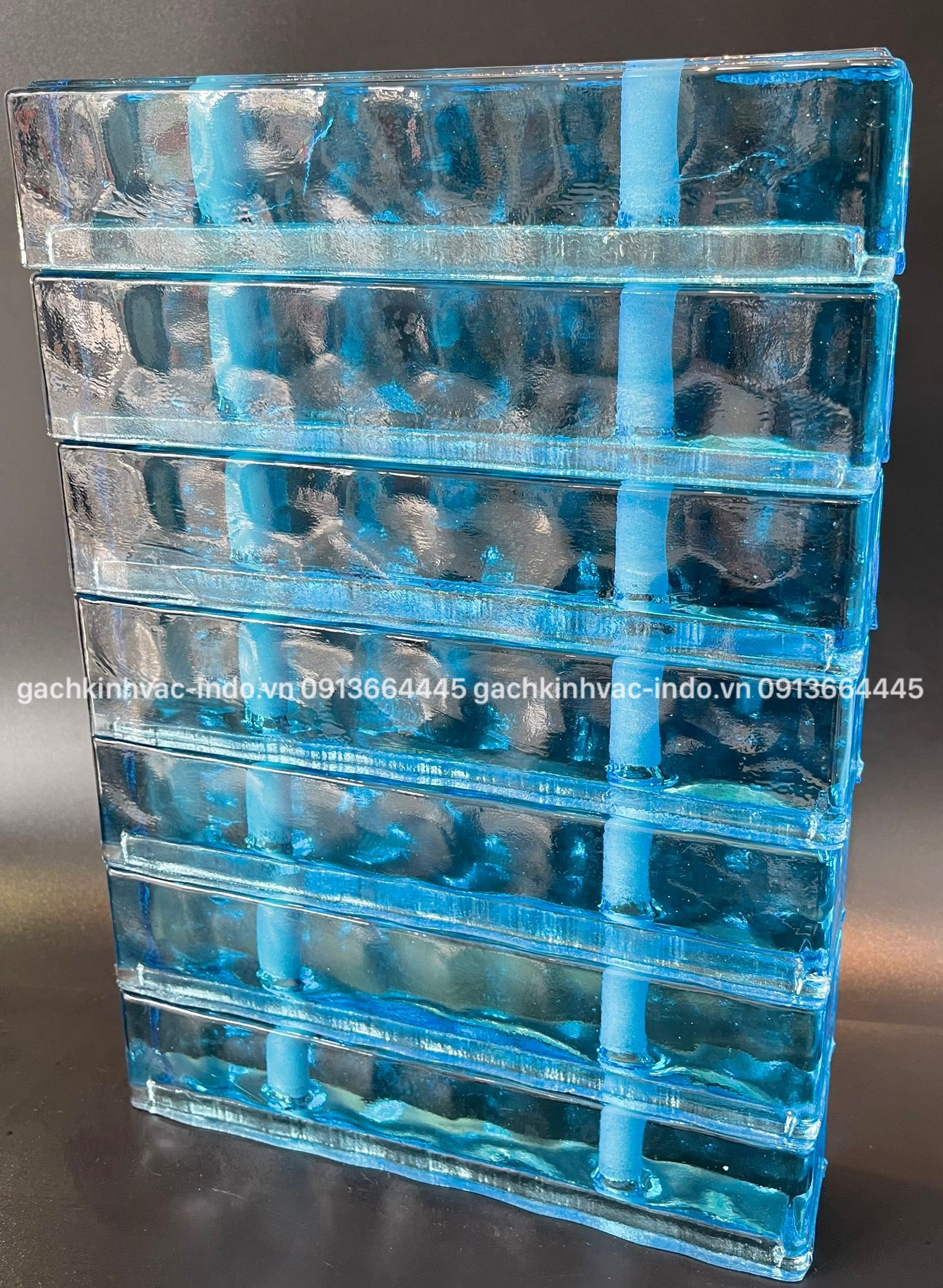 GẠCH KÍNH KHỐI ĐẶC LỖ G6