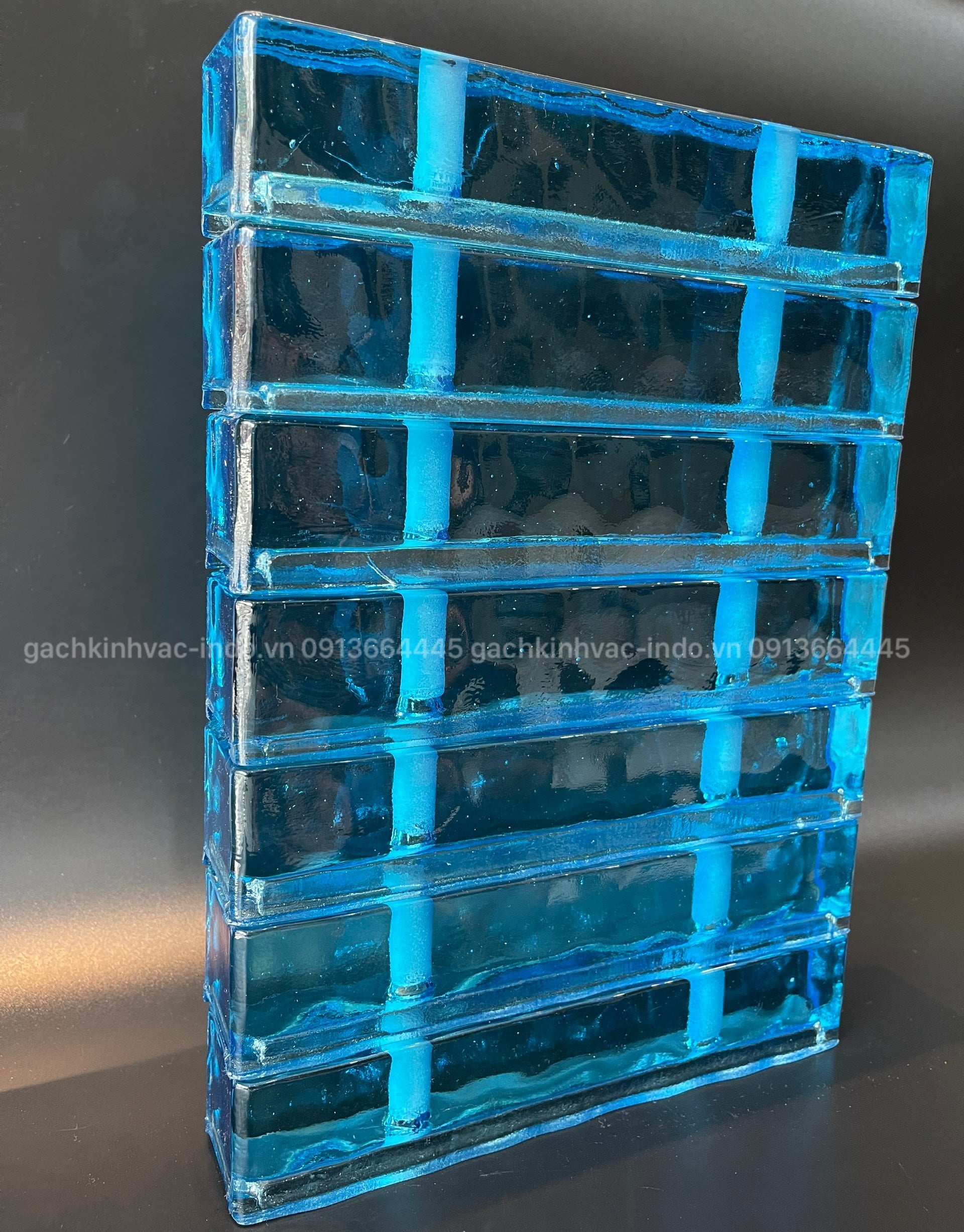 GẠCH KÍNH KHỐI ĐẶC LỖ G6