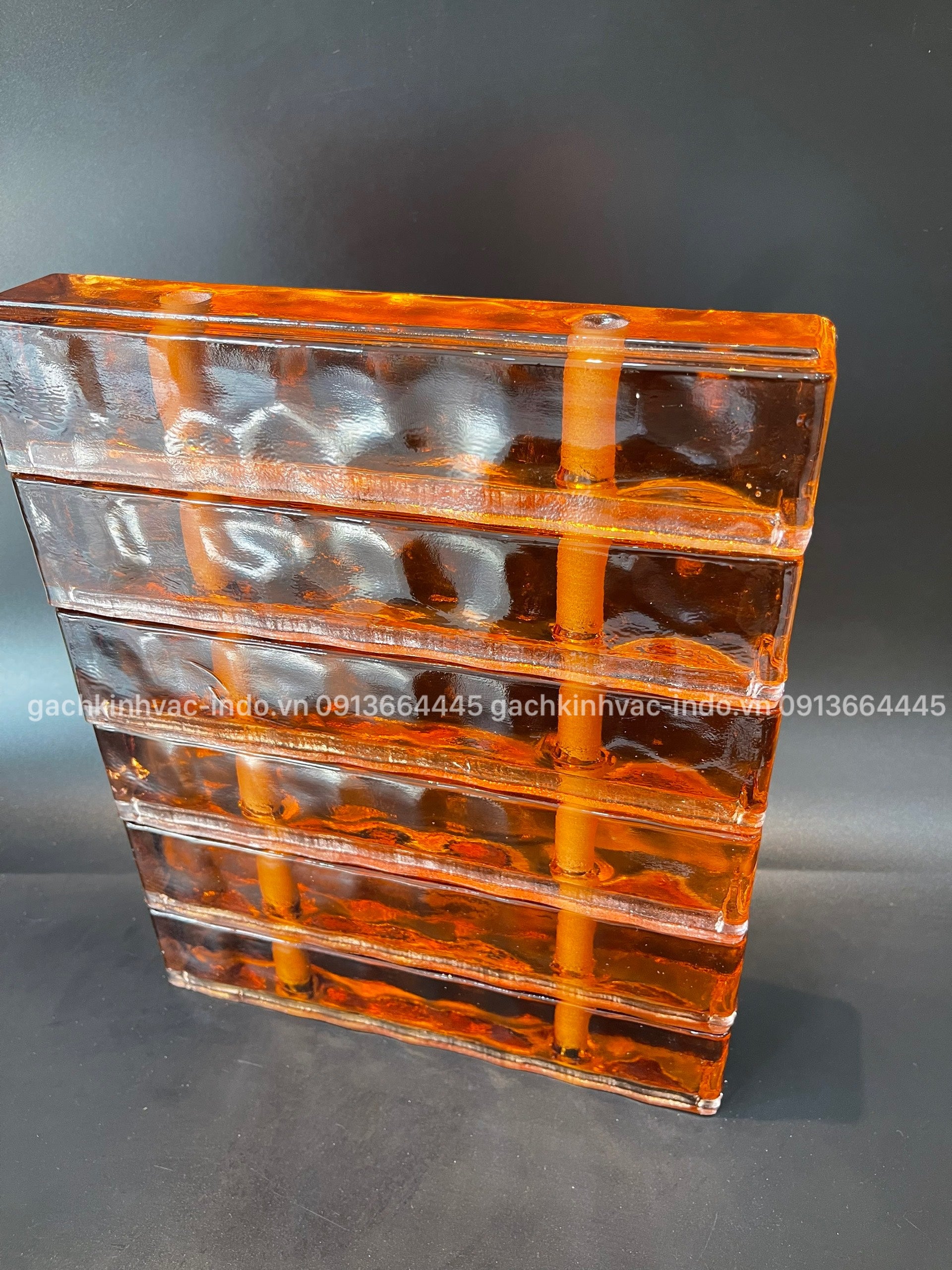 GẠCH KÍNH KHỐI ĐẶC LỖ G5