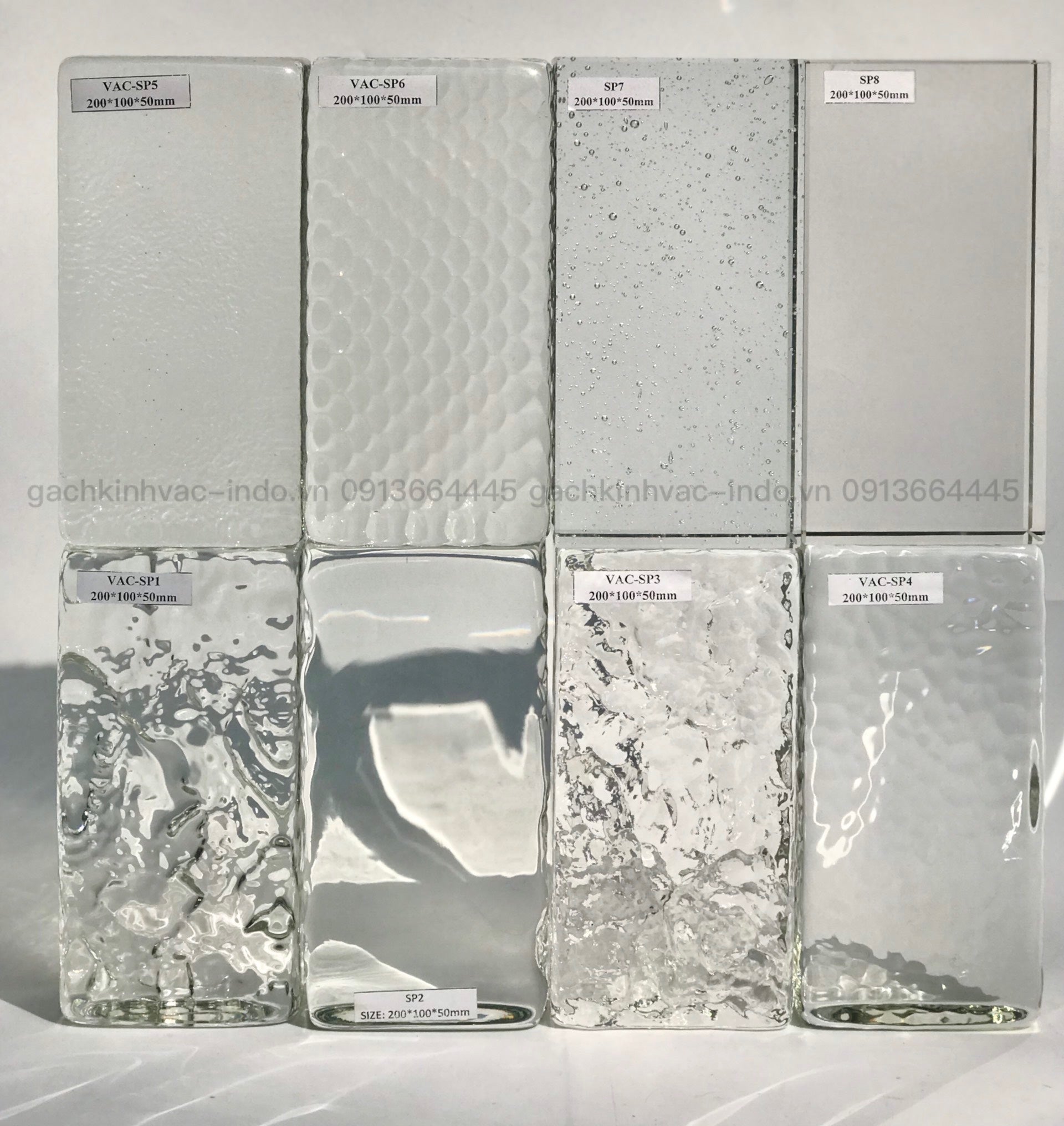 GẠCH KÍNH KHỐI ĐẶC SP5