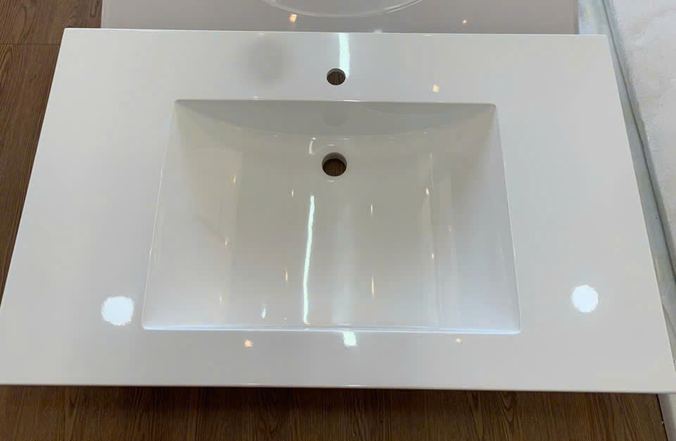 Chậu rửa mặt lavabo chữ nhật mã PSV0101KR-2519 KT 635x483mm